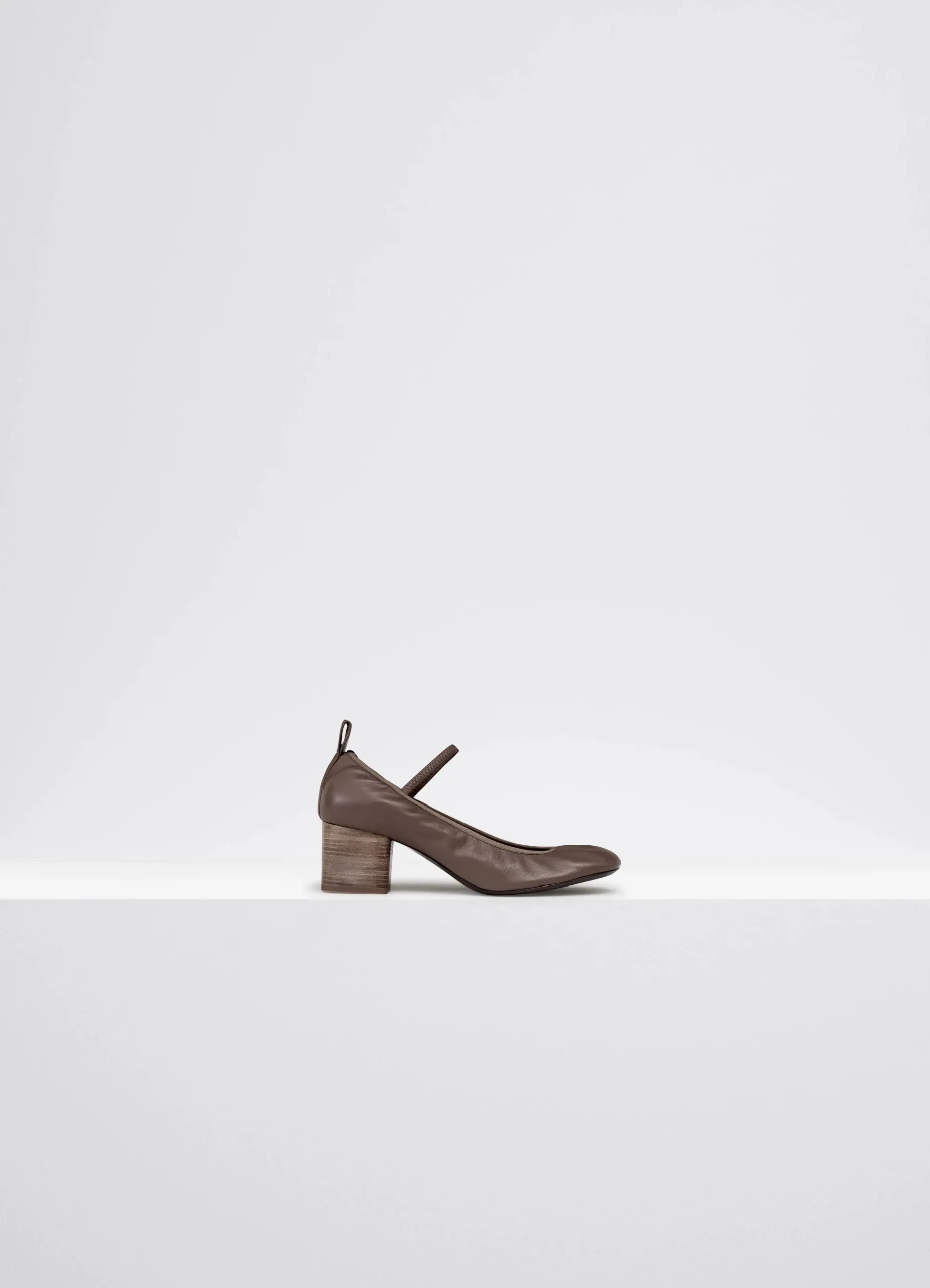 Best Sale BALLERINES À TALON CARRÉ DE 55MM Femme Chaussures