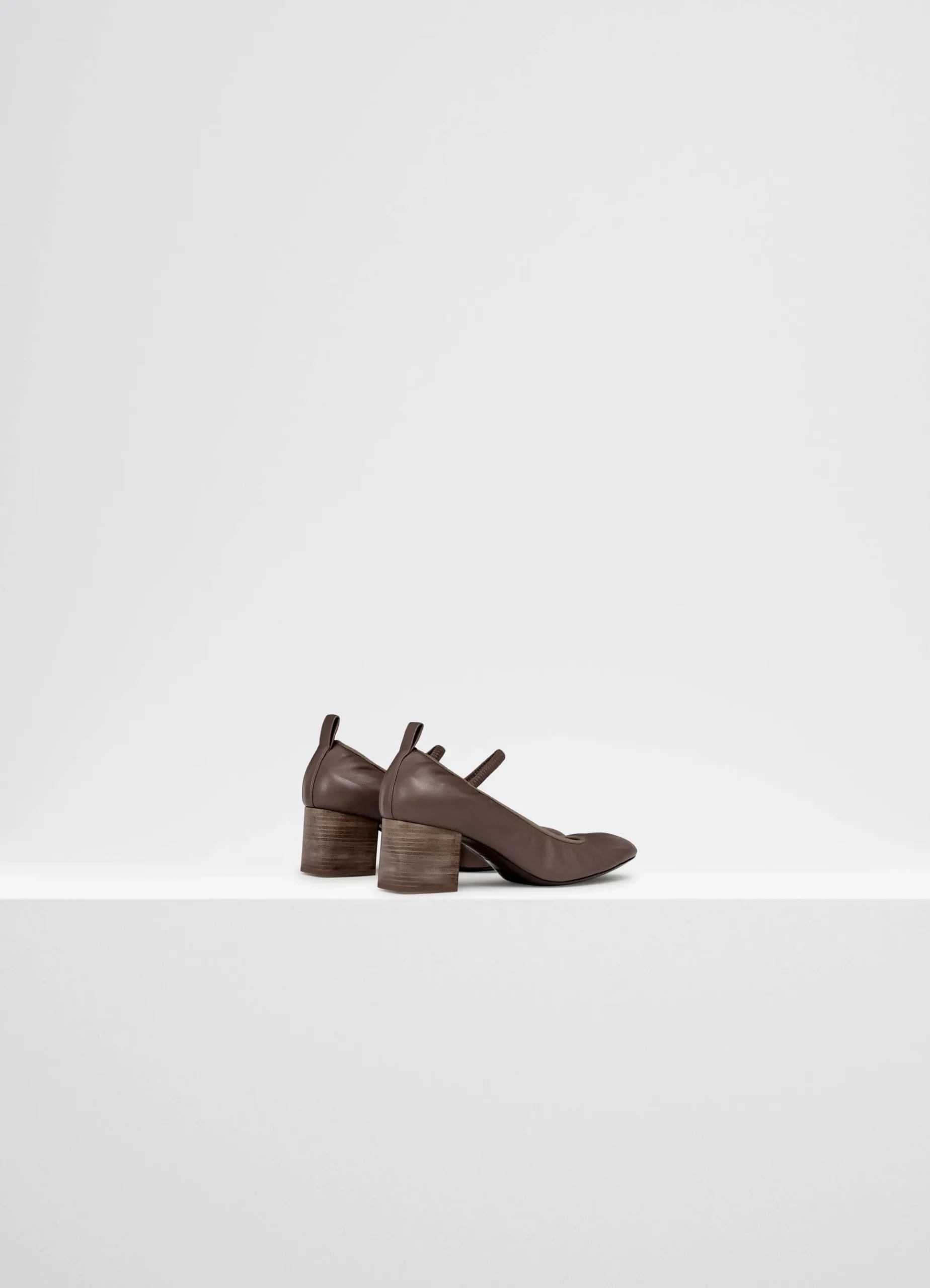 Best Sale BALLERINES À TALON CARRÉ DE 55MM Femme Chaussures