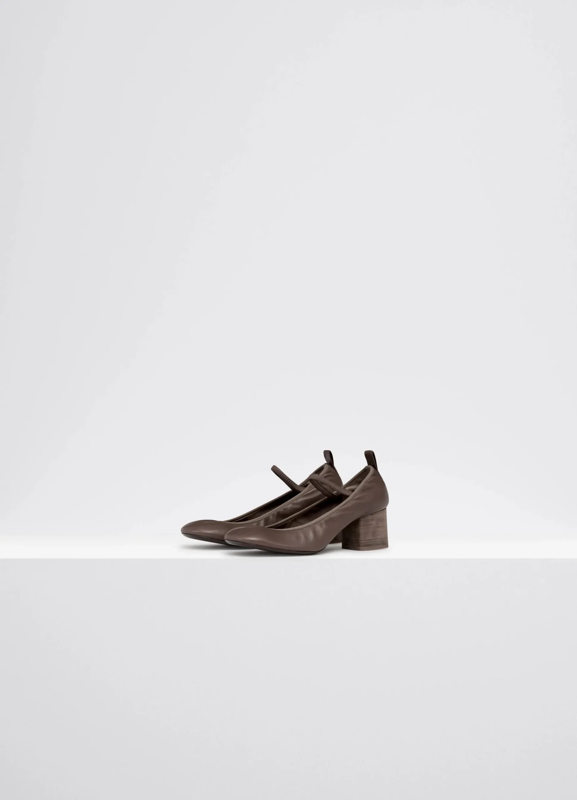 Best Sale BALLERINES À TALON CARRÉ DE 55MM Femme Chaussures