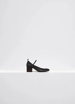Best Sale BALLERINES À TALON CARRÉ DE 55MM Femme Chaussures