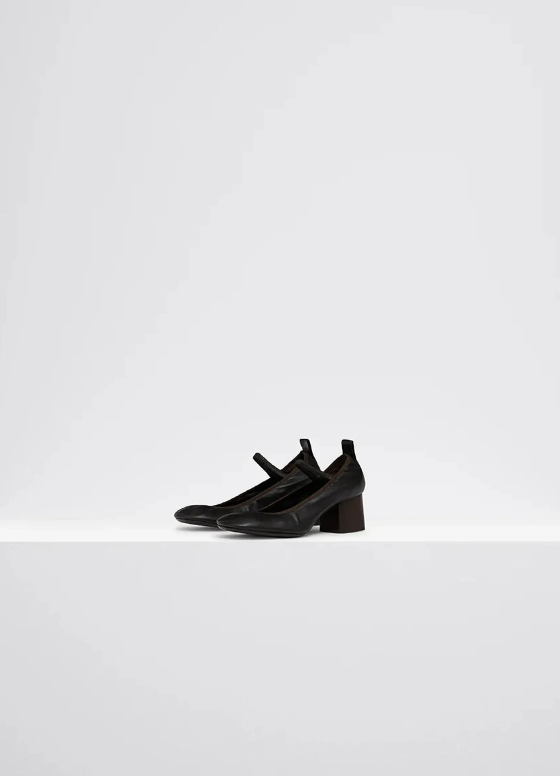 Best Sale BALLERINES À TALON CARRÉ DE 55MM Femme Chaussures