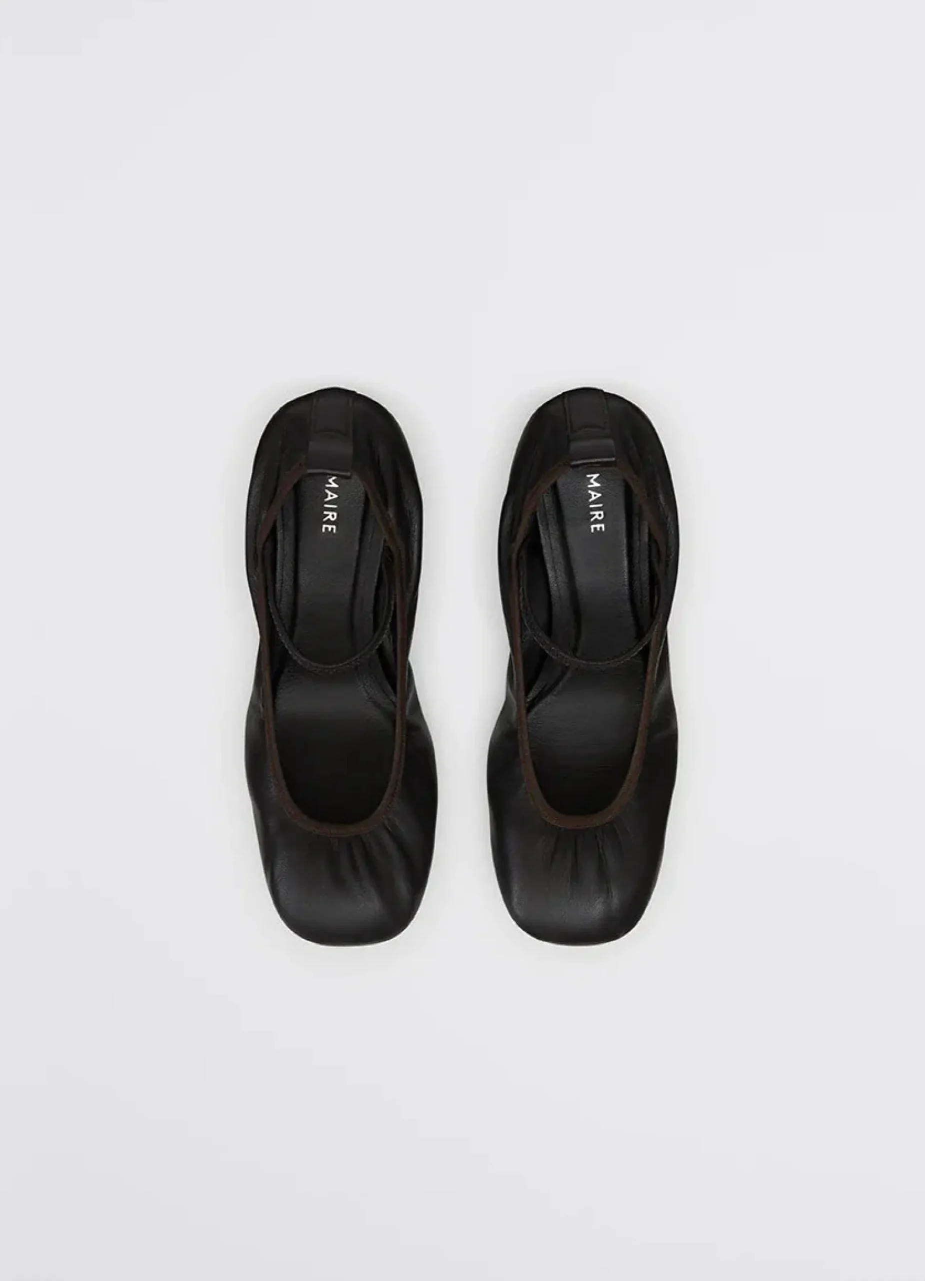 Best Sale BALLERINES À TALON CARRÉ DE 55MM Femme Chaussures