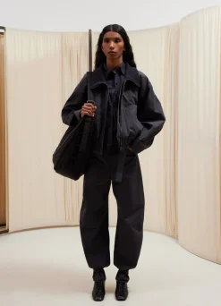 Hot BLOUSON DOUBLÉ À COL CÔTELÉ Femme Vestes & Outerwear