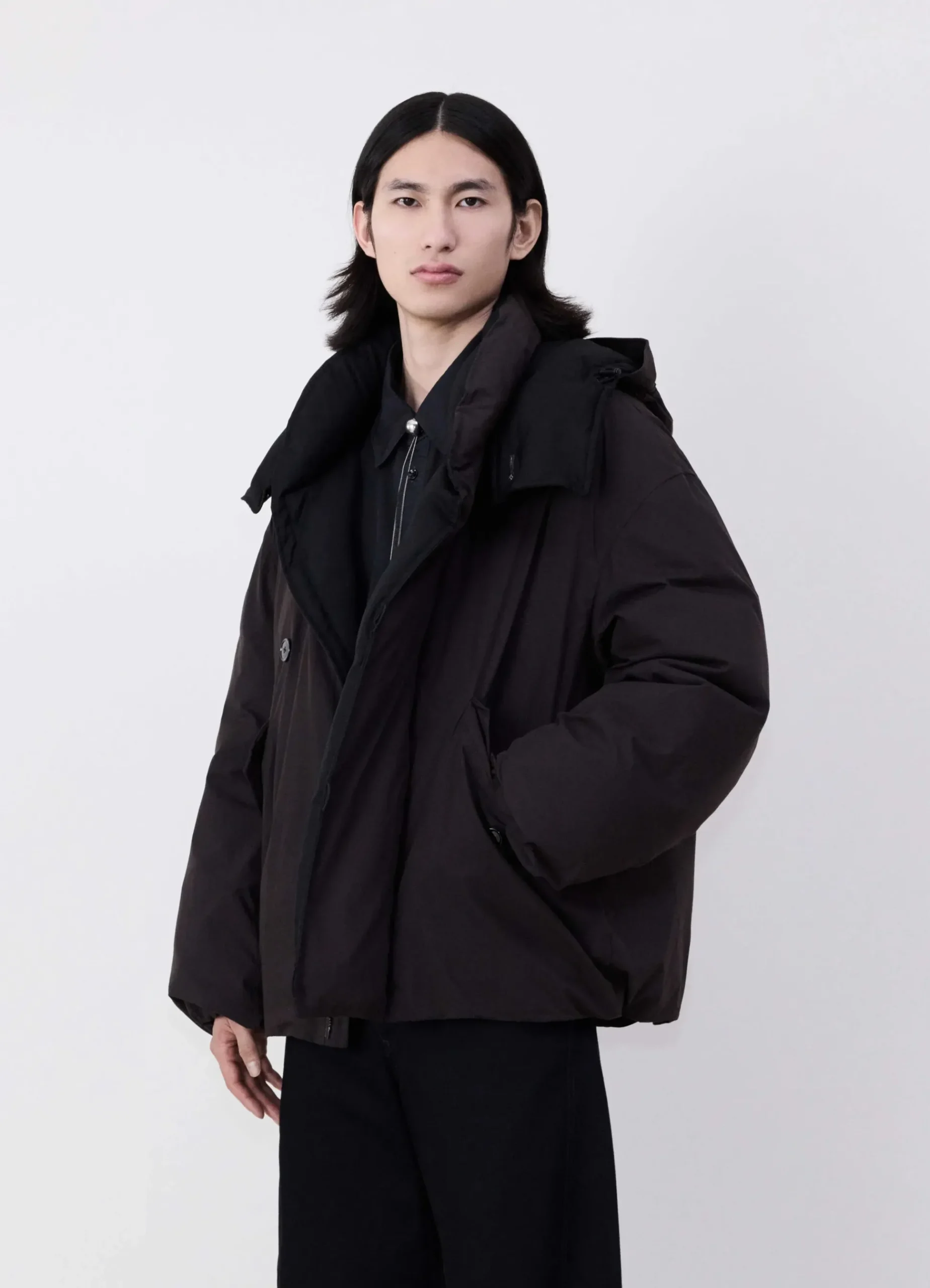 Outlet BLOUSON MATELASSÉ À CAPUCHE Homme Vestes & Outerwear