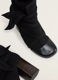 Cheap BOTTES ENVELOPPANTES AVEC TALON DE 90 Femme Chaussures