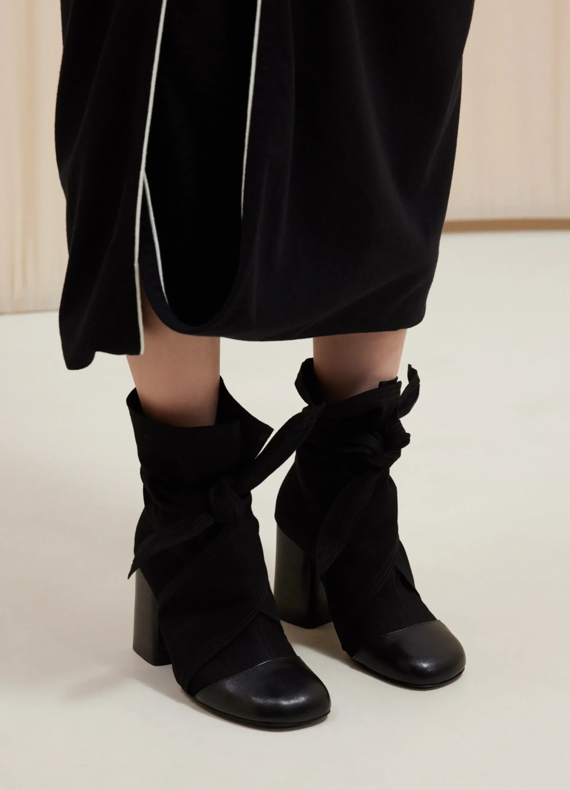 Cheap BOTTES ENVELOPPANTES AVEC TALON DE 90 Femme Chaussures