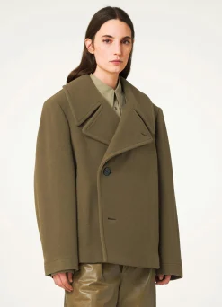 Discount CABAN COURT Femme Manteaux