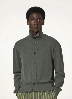 Cheap CARDIGAN À COL CONVERTIBLE Homme Maille|Hauts