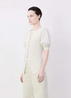 Flash Sale CARDIGAN AJUSTÉ SANS MANCHES Femme Maille