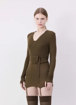 Shop CARDIGAN ENVELOPPANT Femme Maille
