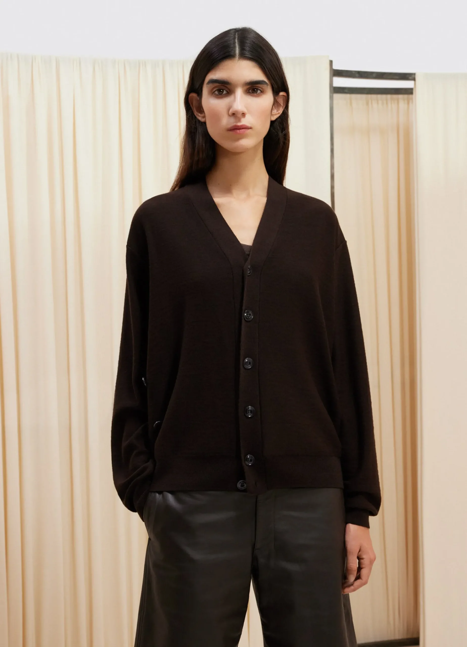 Online CARDIGAN TWISTED DÉCONTRACTÉ Femme Maille|Hauts