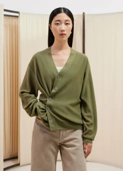 Online CARDIGAN TWISTED DÉCONTRACTÉ Femme Maille|Hauts