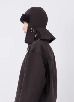 Fashion CHAPKA EN SHEARLING RÉVERSIBLE Femme Accessoires Textiles|Accessoires Textiles