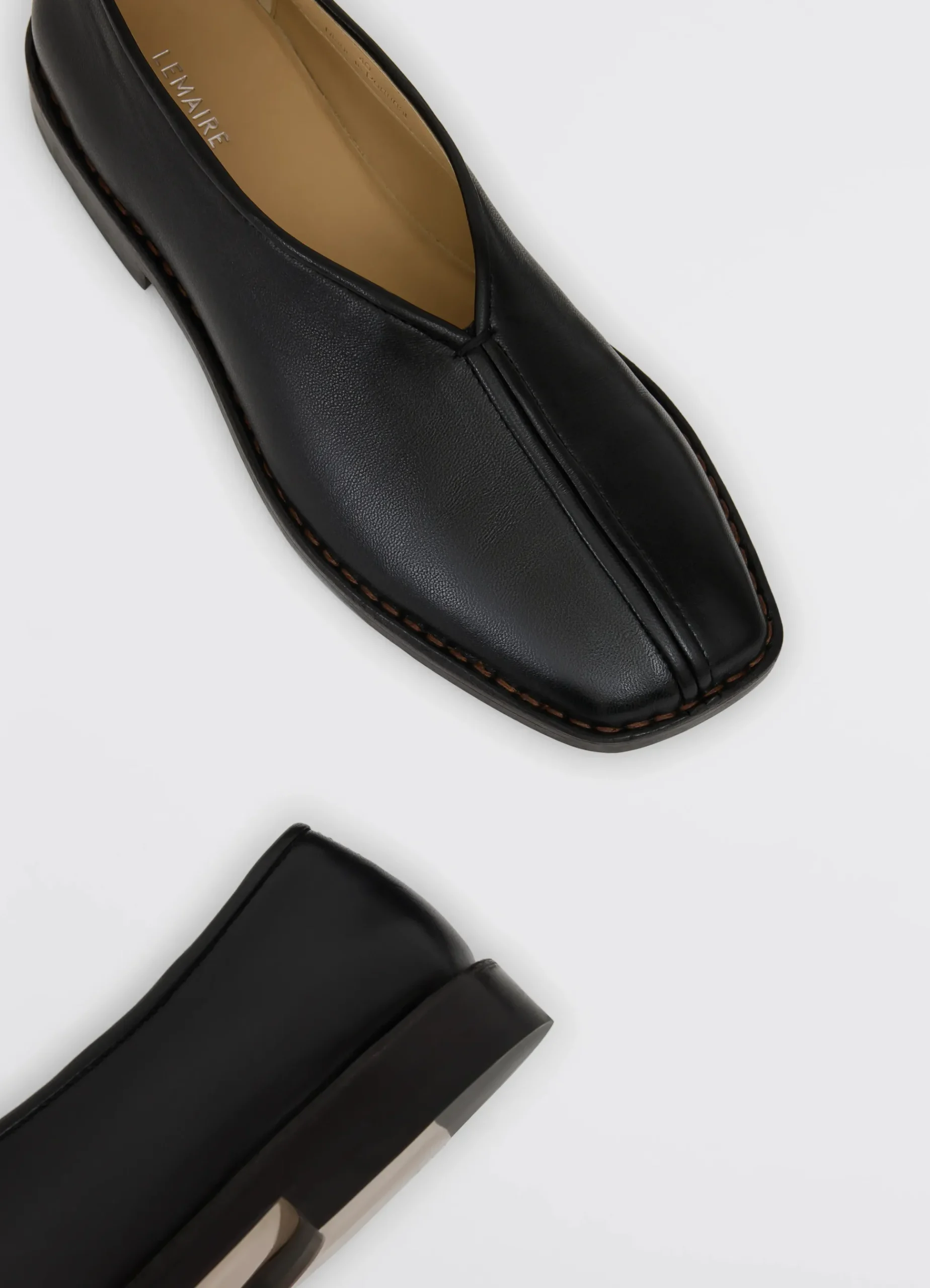 New CHAUSSONS PLATS PIPED Femme Chaussures