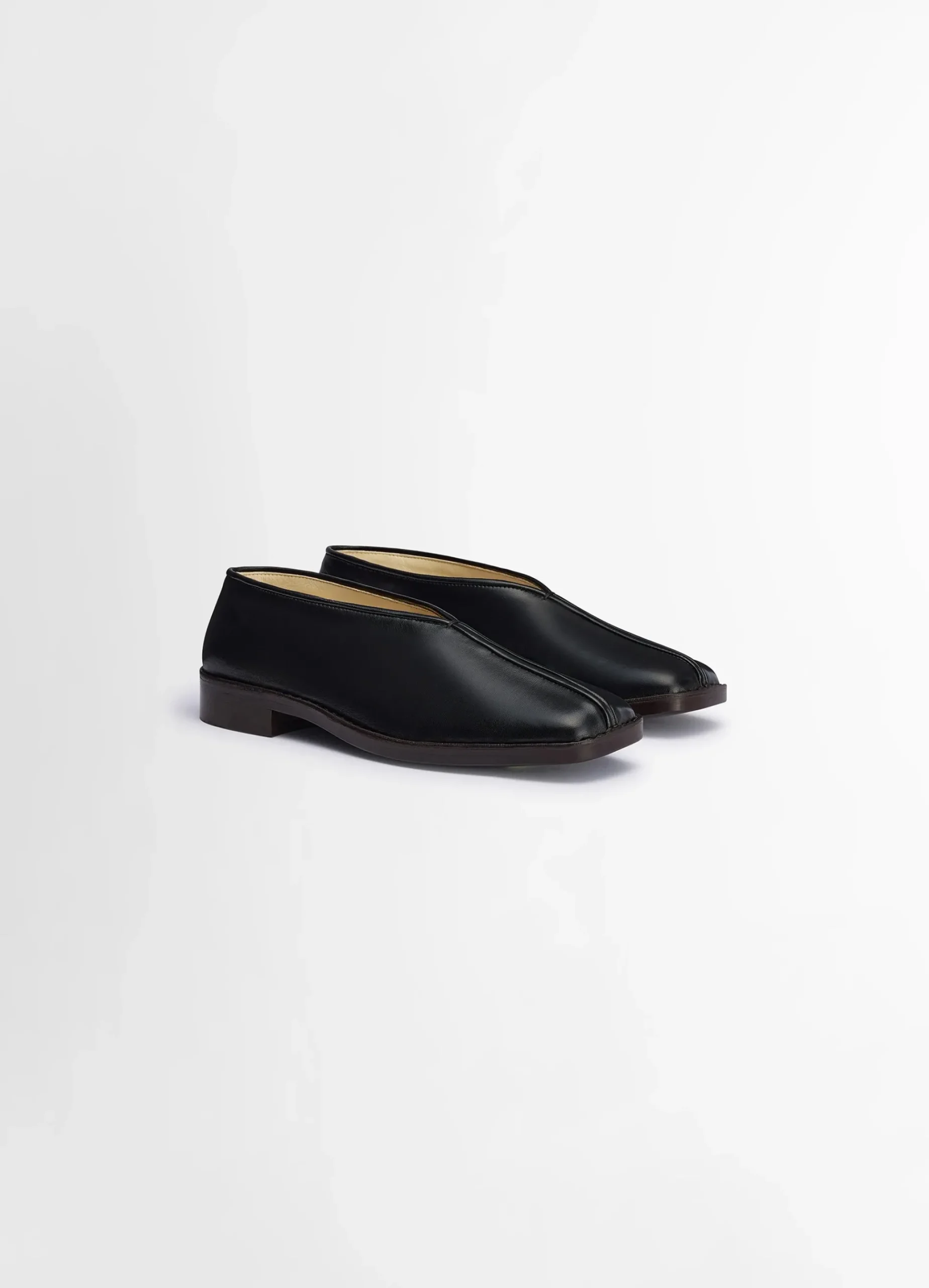 New CHAUSSONS PLATS PIPED Homme Chaussures