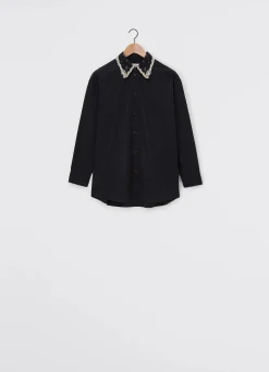 Sale CHEMISE À COL BRODÉ Femme Chemises