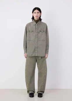 Hot CHEMISE EN DENIM À BOUTONS PRESSION Homme Denim|Chemises