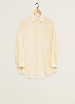 Clearance CHEMISE LÉGÈRE À COL DROIT Femme Chemises