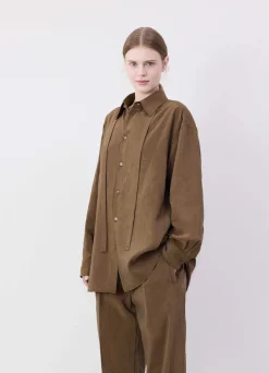 Outlet CHEMISE LONGUE À CRAVATE Femme Chemises