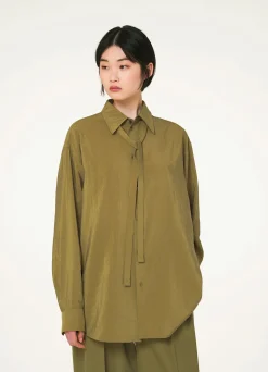 Store CHEMISE LONGUE À CRAVATE Femme Chemises