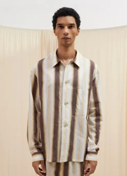 Fashion CHEMISE PYJAMA À MANCHES Homme Chemises