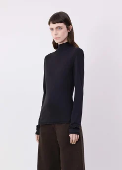 Cheap COL ROULÉ CÔTELÉ Femme Hauts
