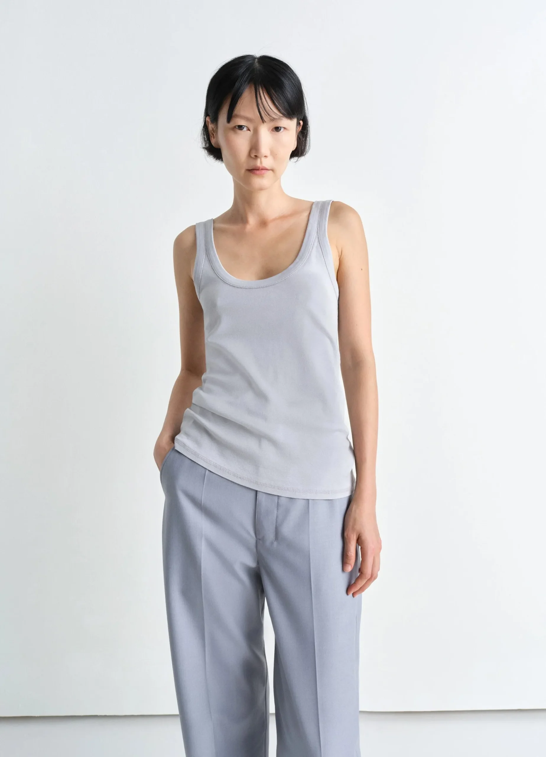 Fashion DÉBARDEUR CÔTELÉ Femme Hauts