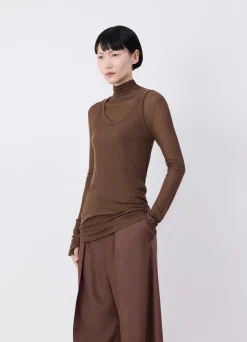 Best DÉBARDEUR CÔTELÉ SANS COUTURES Femme Hauts