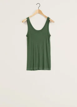 New DÉBARDEUR CÔTELÉ SANS COUTURES Femme Hauts