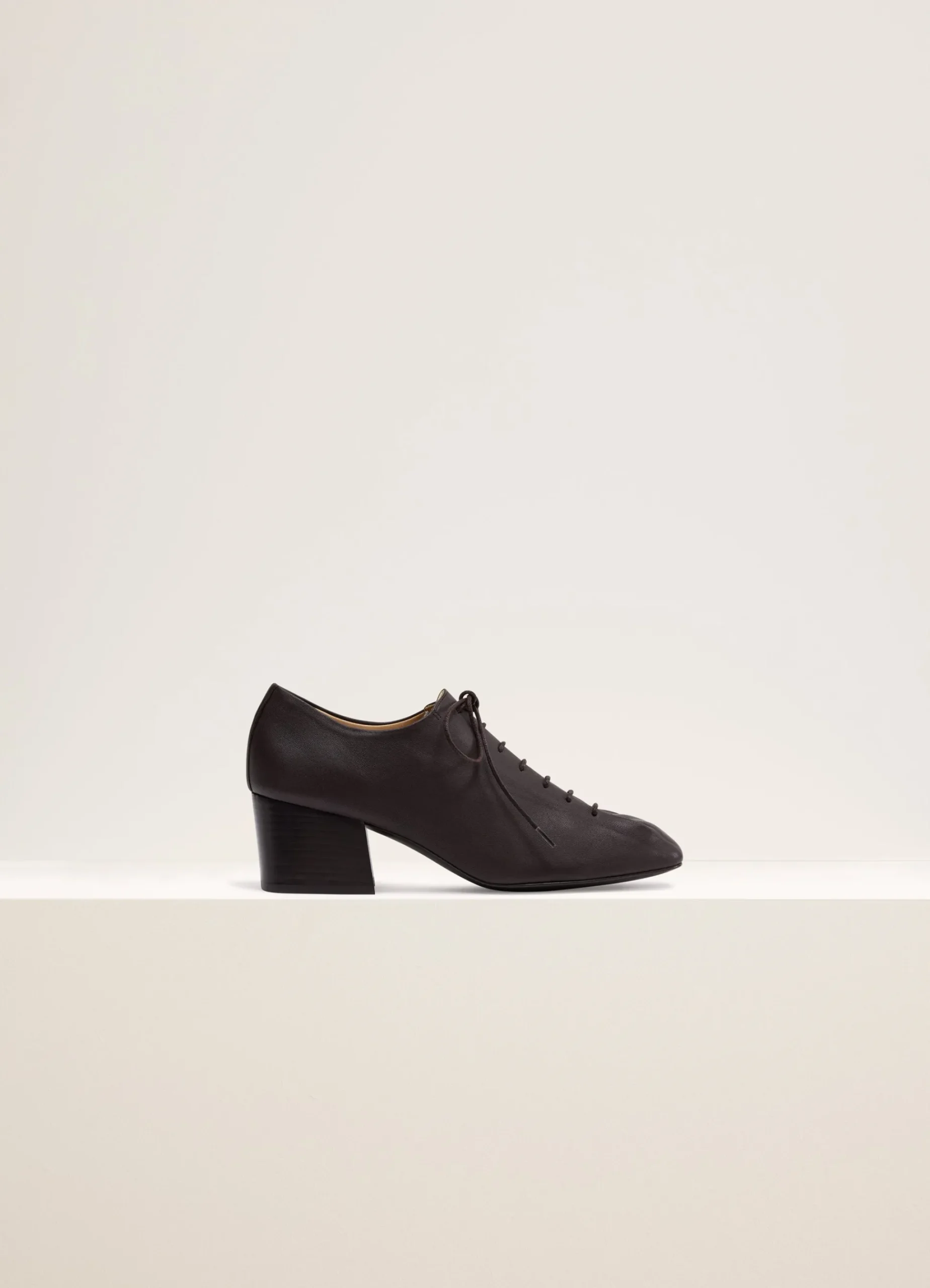 Flash Sale DERBIES SOURIS CLASSIQUES À TALON CUBAIN Femme Chaussures