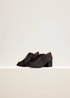 Flash Sale DERBIES SOURIS CLASSIQUES À TALON CUBAIN Femme Chaussures