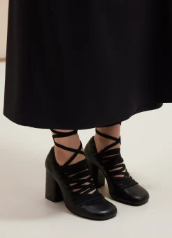 Outlet ESCARPINS LACÉS À TALON DE 90 Femme Chaussures