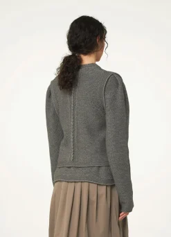 Cheap GILET EN MAILLE TEXTURÉE Femme Hauts