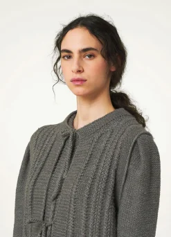 Cheap GILET EN MAILLE TEXTURÉE Femme Hauts