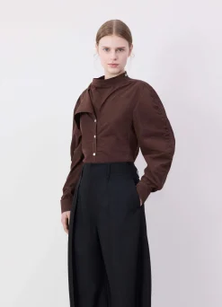 Shop HAUT AJUSTÉ ASYMÉTRIQUE Femme Hauts