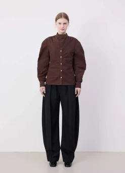 Shop HAUT AJUSTÉ ASYMÉTRIQUE Femme Hauts