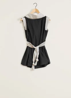 Shop HAUT NOUÉ SANS MANCHES Femme Hauts