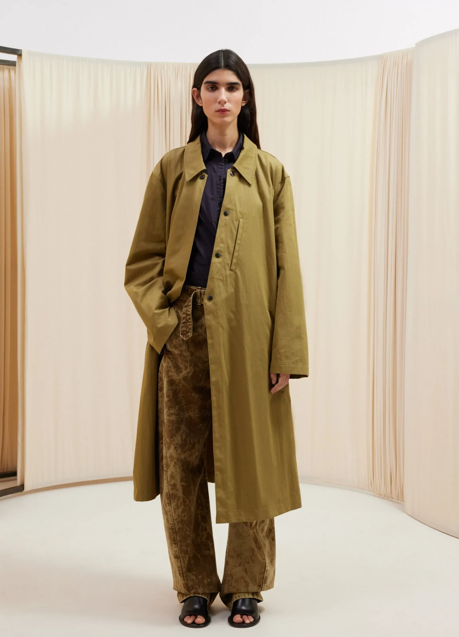 Best Sale IMPERMÉABLE ASYMÉTRIQUE Femme Manteaux|Manteaux