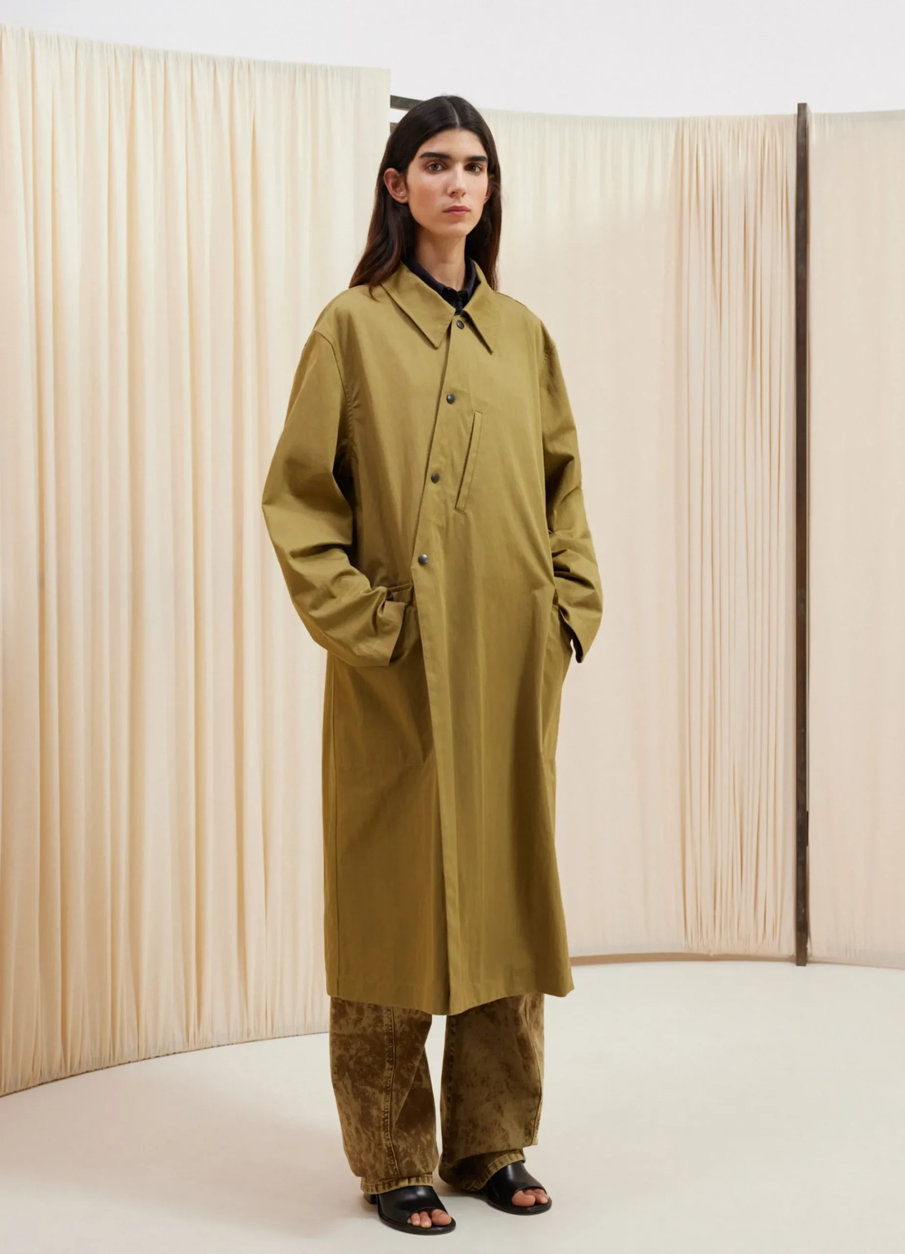 Best Sale IMPERMÉABLE ASYMÉTRIQUE Femme Manteaux|Manteaux