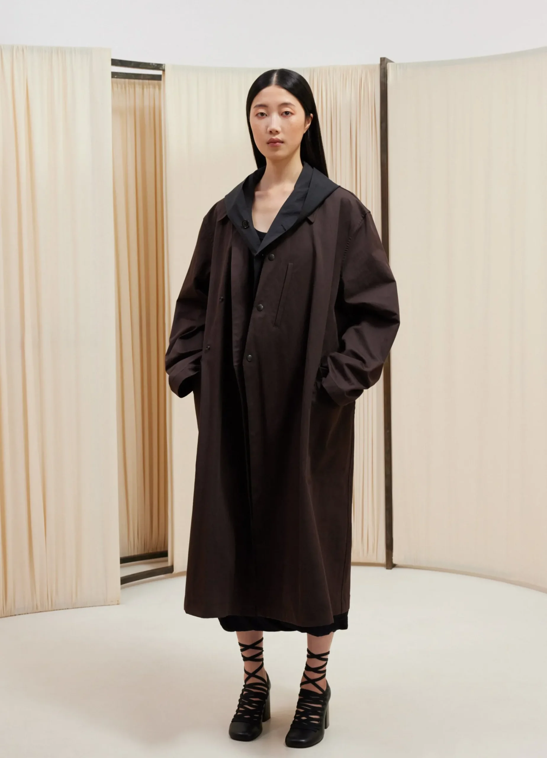 Best IMPERMÉABLE ASYMÉTRIQUE Femme Manteaux|Manteaux