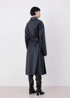 New IMPERMÉABLE CEINTURÉ À FENTES Femme Manteaux