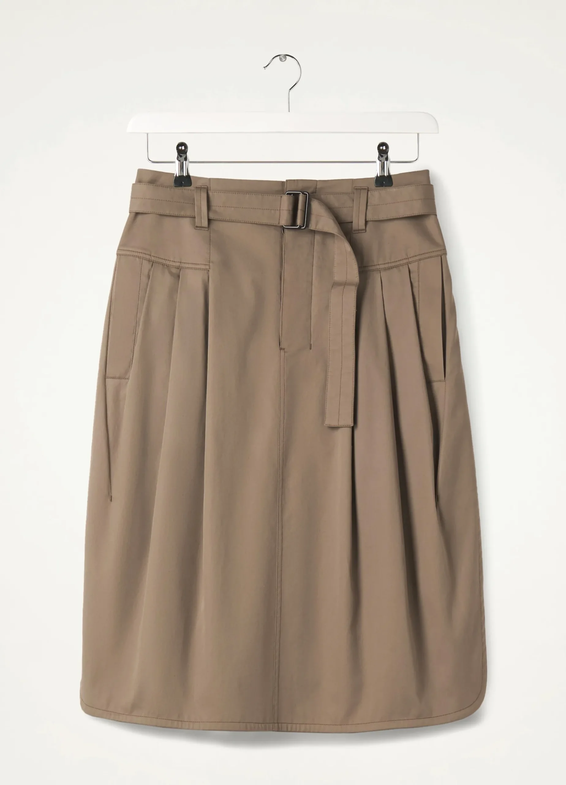 Fashion JUPE CEINTURÉE À PLIS Femme Jupes