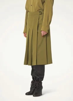 Discount JUPE ENVELOPPANTE À PLIS Femme Jupes