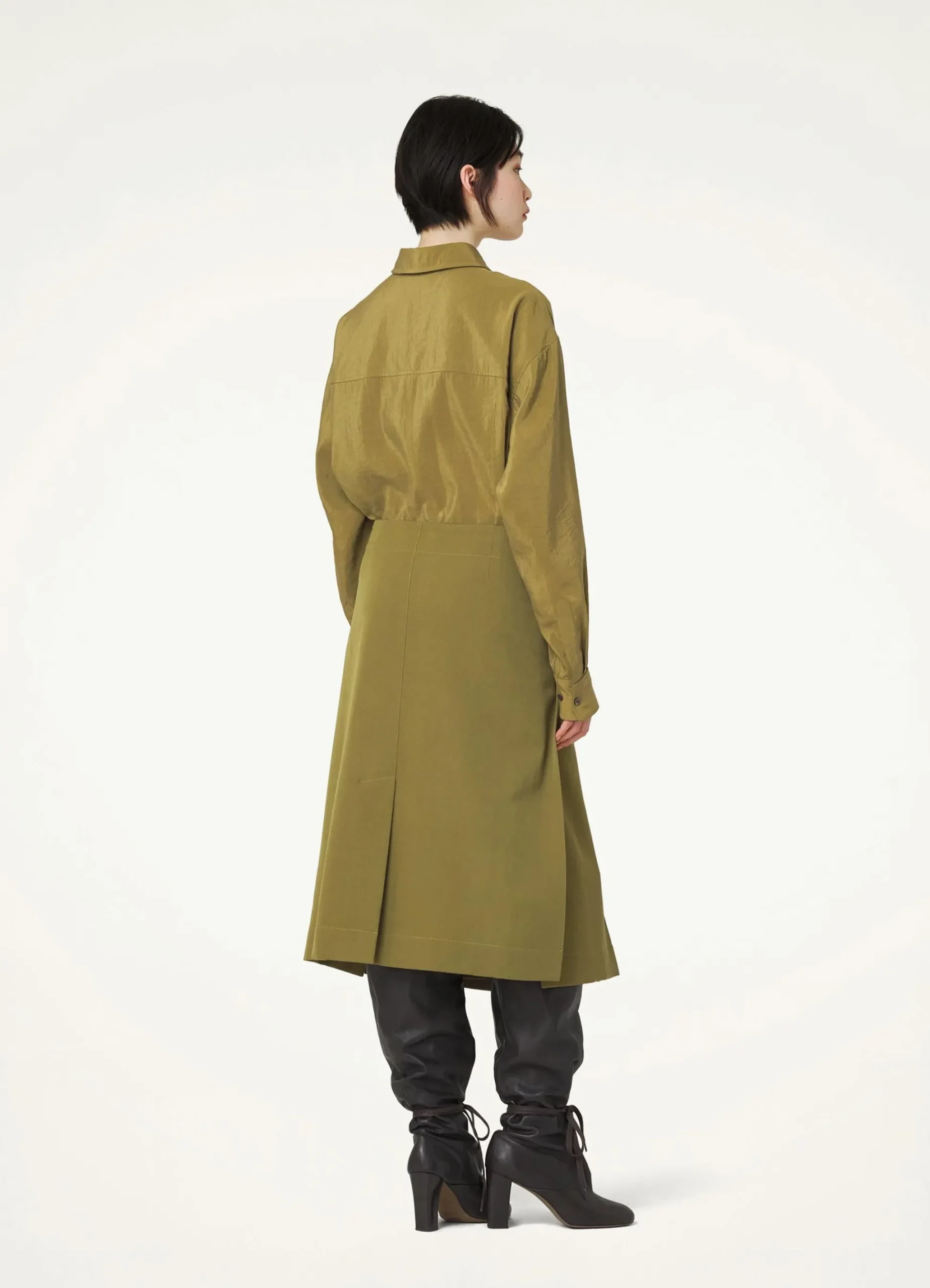 Discount JUPE ENVELOPPANTE À PLIS Femme Jupes