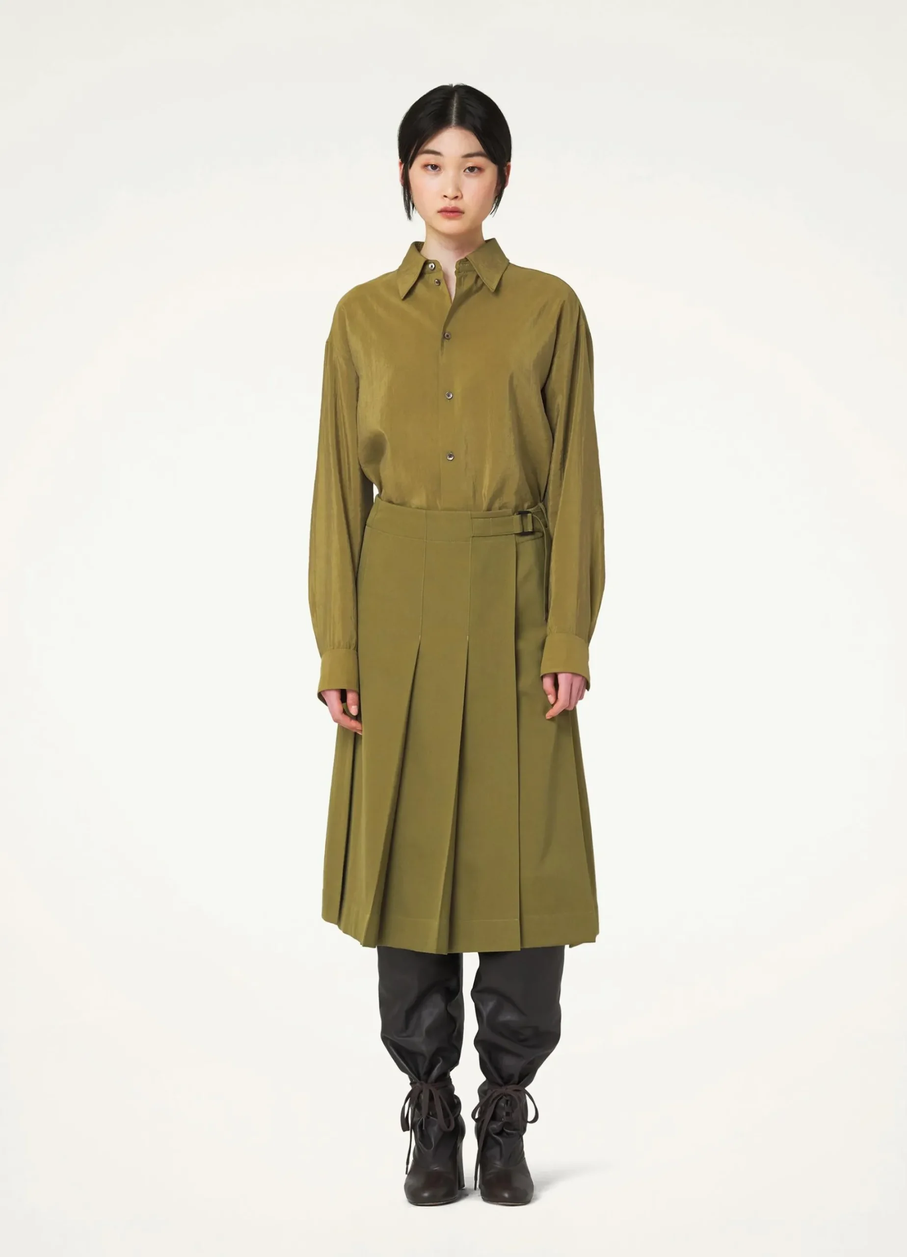 Discount JUPE ENVELOPPANTE À PLIS Femme Jupes