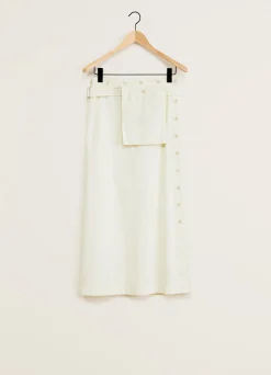 Hot LONGUE JUPE PORTEFEUILLE Femme Jupes