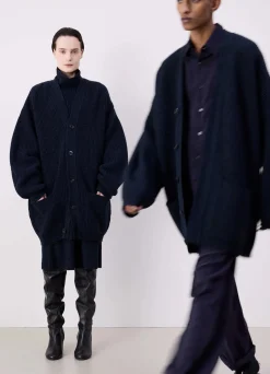 Fashion MANTEAU CARDIGAN FEUTRÉ Femme Manteaux|Manteaux