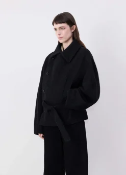 Store MANTEAU PEIG ASYMÉTRIQUE COURT Femme Manteaux