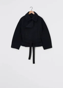 Store MANTEAU PEIG ASYMÉTRIQUE COURT Femme Manteaux