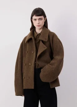 Best Sale MANTEAU PEIGNOIR ASYMÉTRIQUE COURT Femme Manteaux